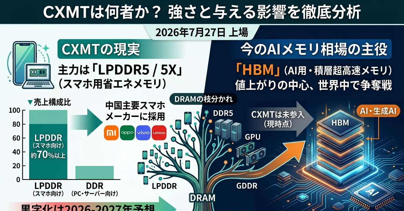 CXMTは何者か。強さと与える影響を徹底分析してみた｜しろ｜半導体の中の人
