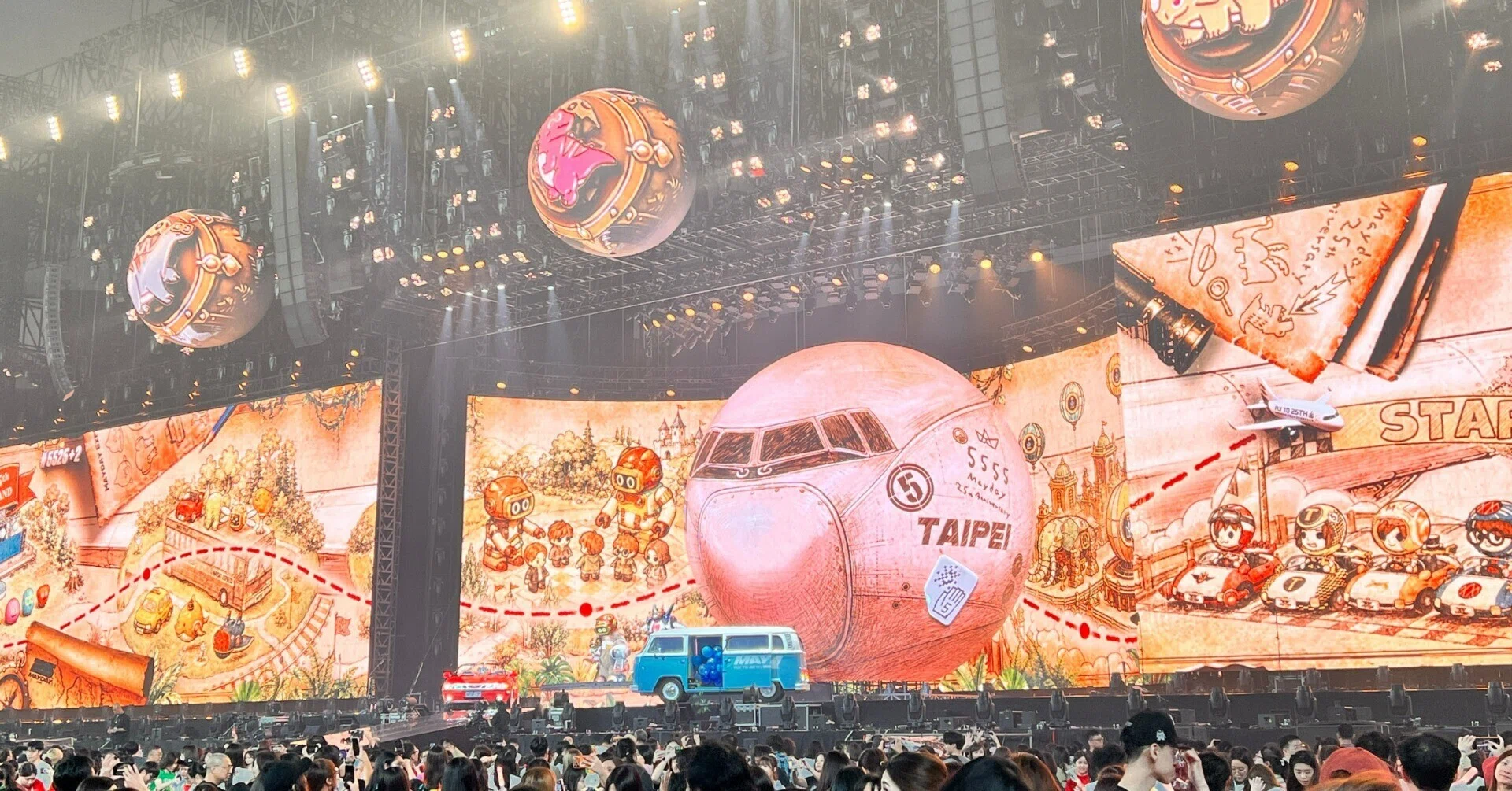 台湾音楽/五月天】五月天ライブ＠台北、全通しました。走り抜いた7日間