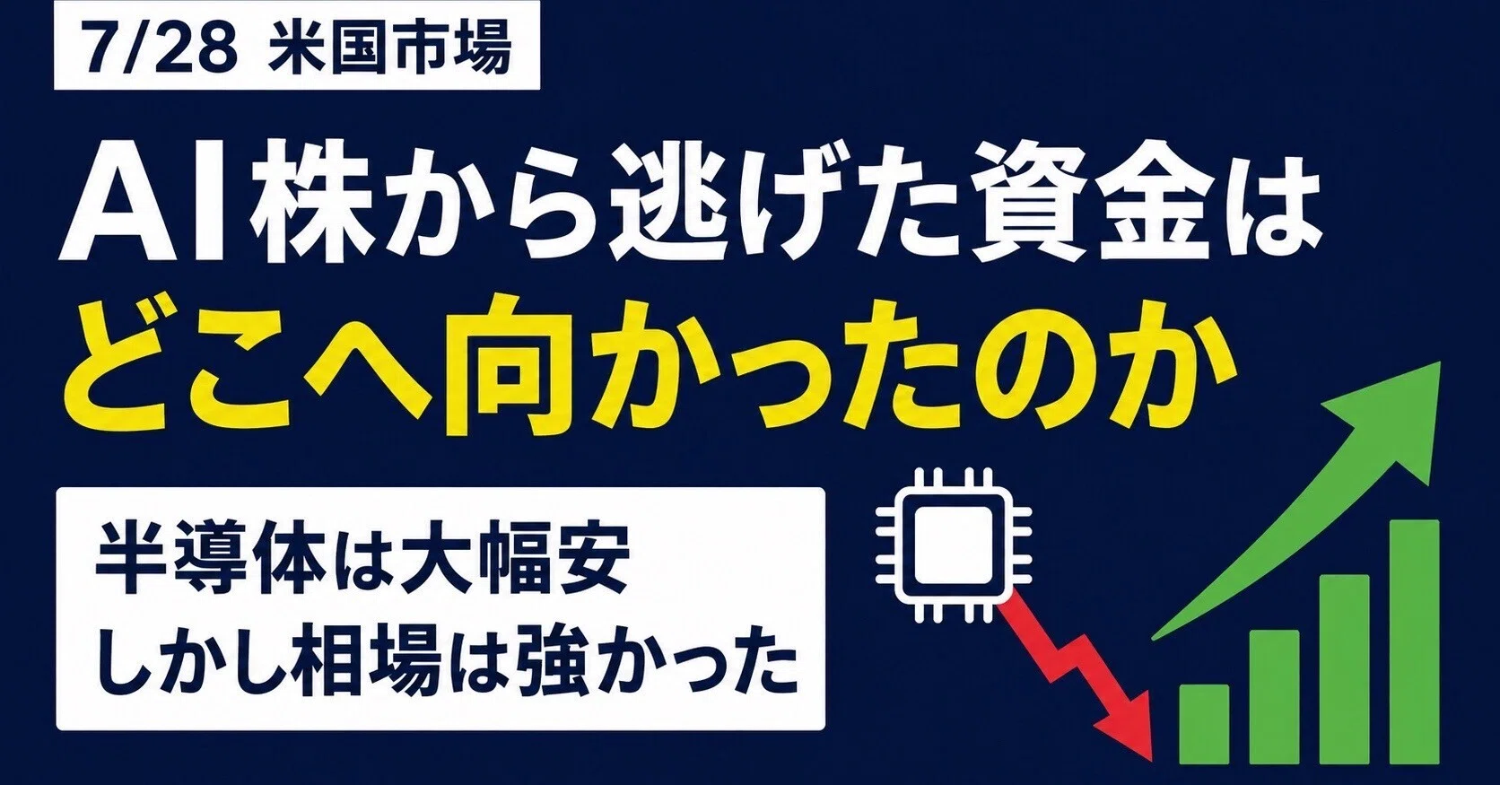 AI株から逃げた資金はどこへ向かったのか｜かぶざるの投資情報@元証券マン