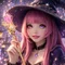 ピンクの魔女あ衣
