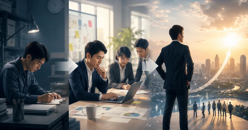 「作業」で終わる人、「事業」をつくる人