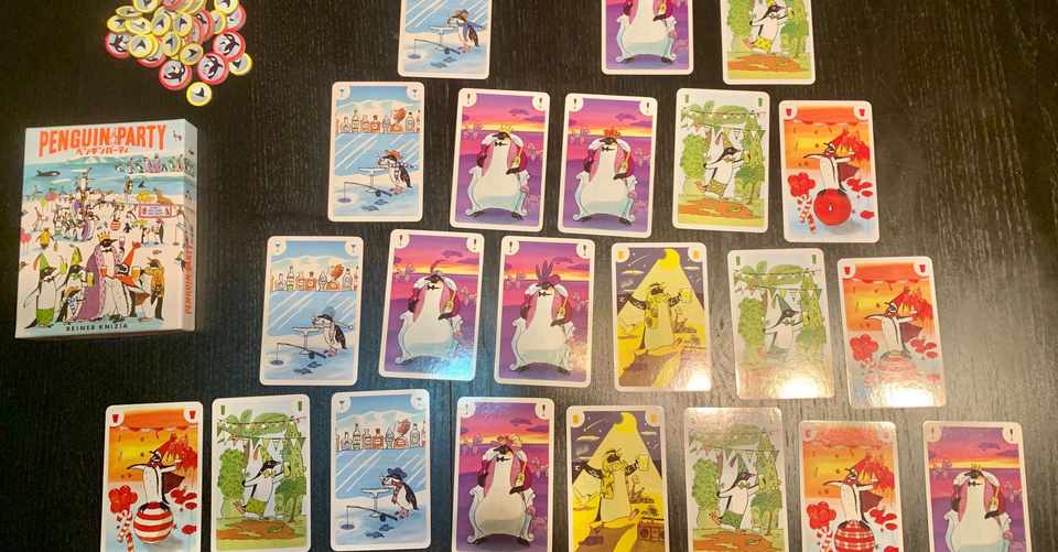 Penguin Party ペンギンパーティー 戦略型カードゲーム 6歳の子供から大人まで ルールと遊び方を紹介 佐藤敦俊 白馬村 Monster Cliff Note