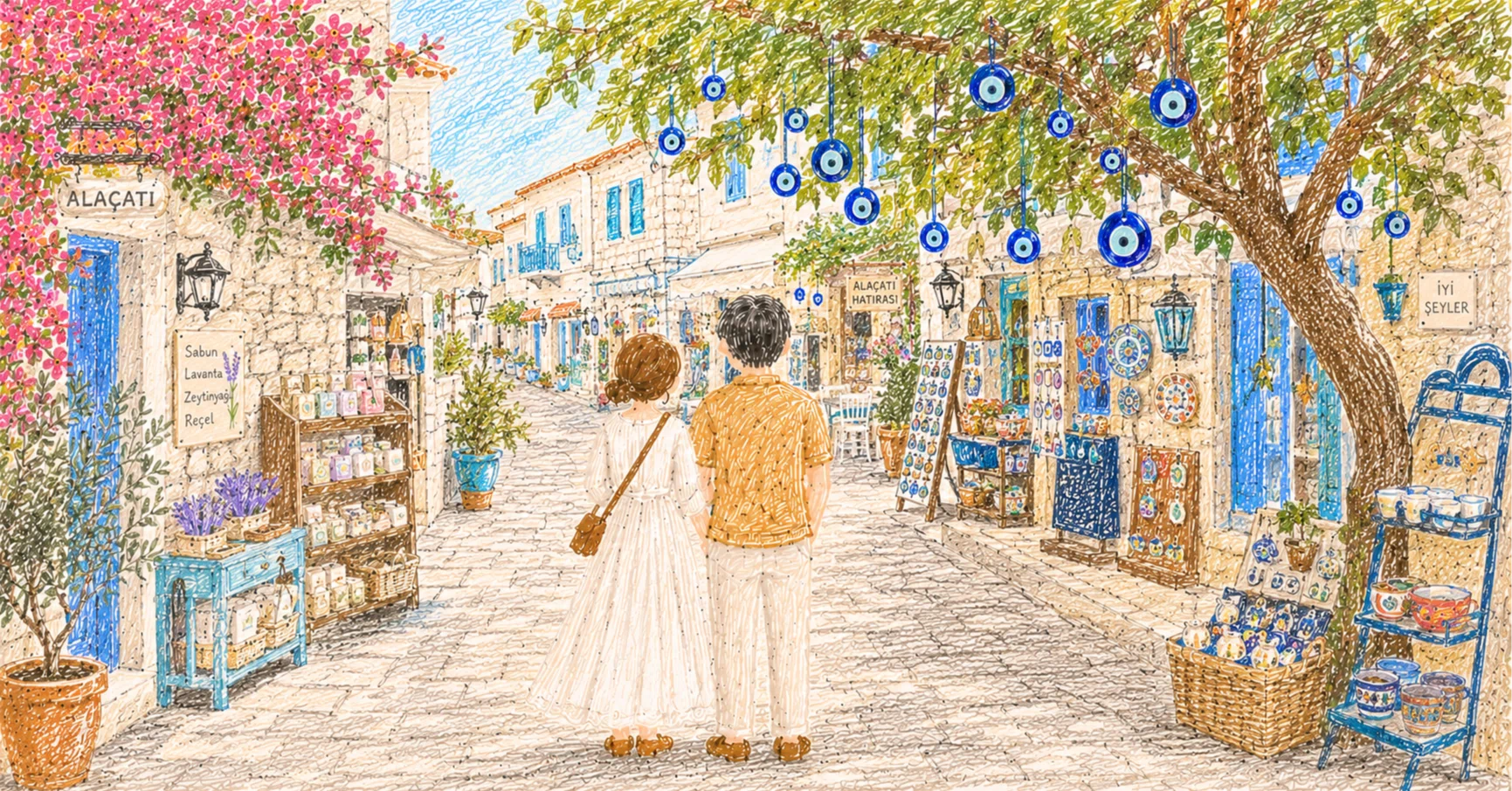 🇹🇷トルコ旅行】トルコで一番好きになった街｜アラチャトゥ｜Alaçatı
