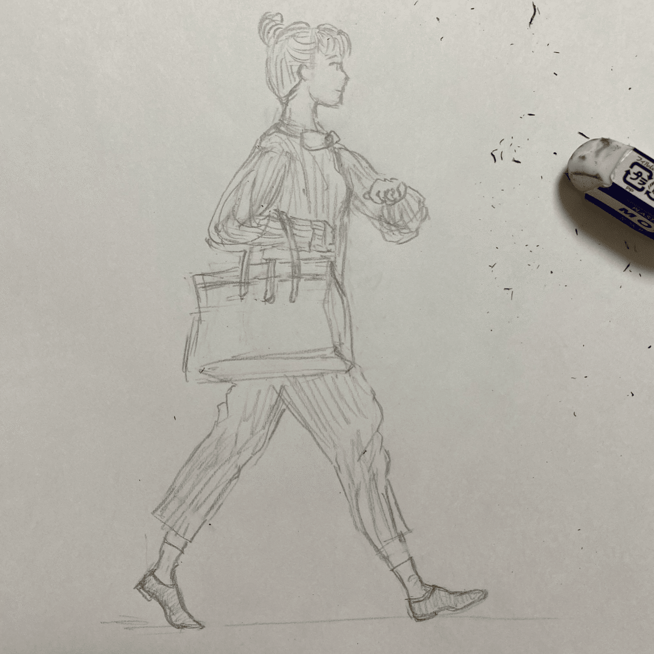 絵を描く練習 39日目 今日もアナログ ぶたいさん Note 絵を描く練習 39日目 今日もアナログ ぶたいさん Note