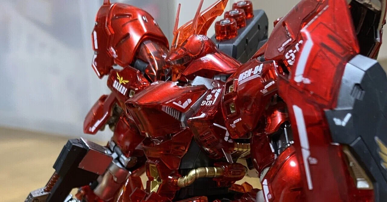 第24回「ガンダムマーカーでの塗装日記⑩ RGサザビー（クリアカラー