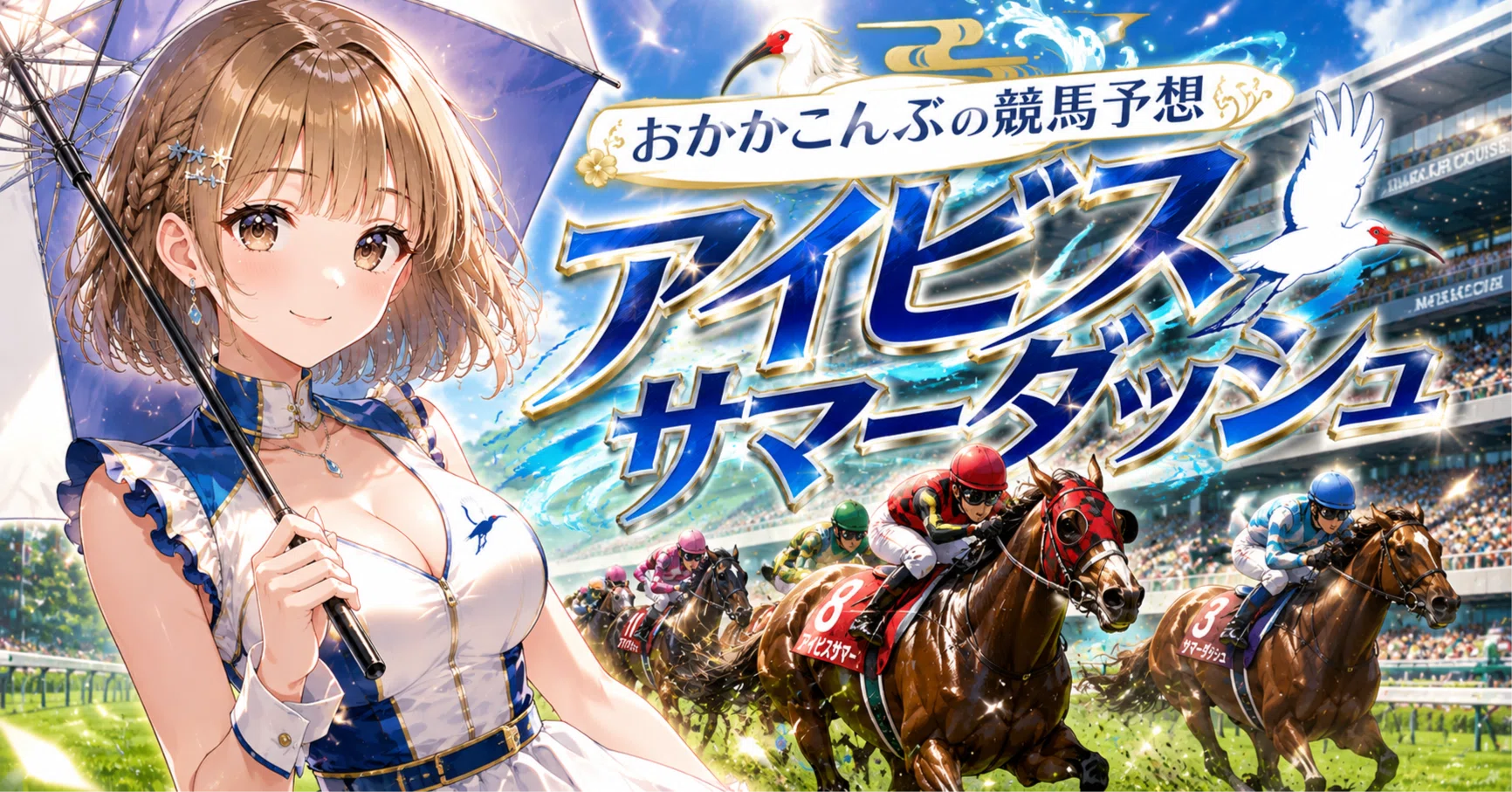 予想：本命⑨カウンターセブン】2026.8.2（日）新潟7R GⅢ アイビス