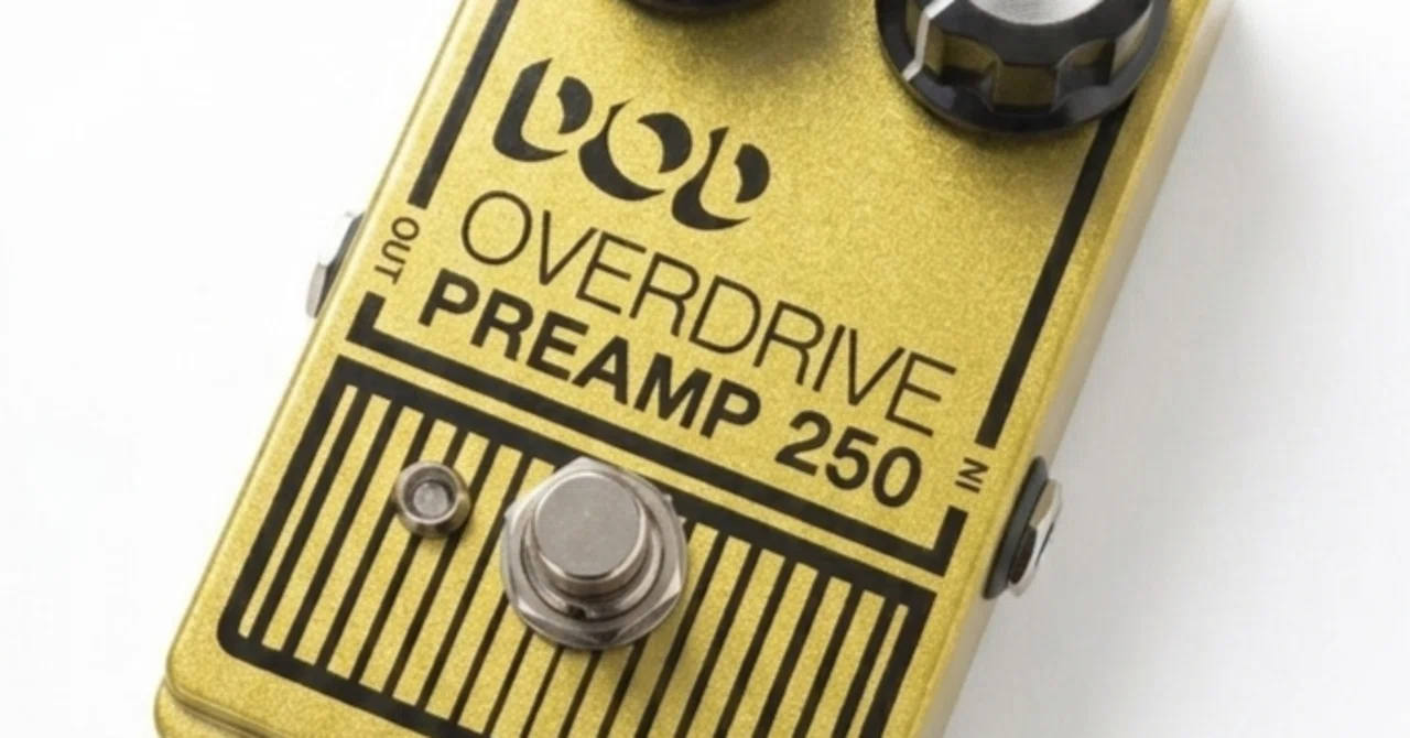 ブースターを試す #3 【 DOD / Overdrive Preamp 250 】｜Teddy EG