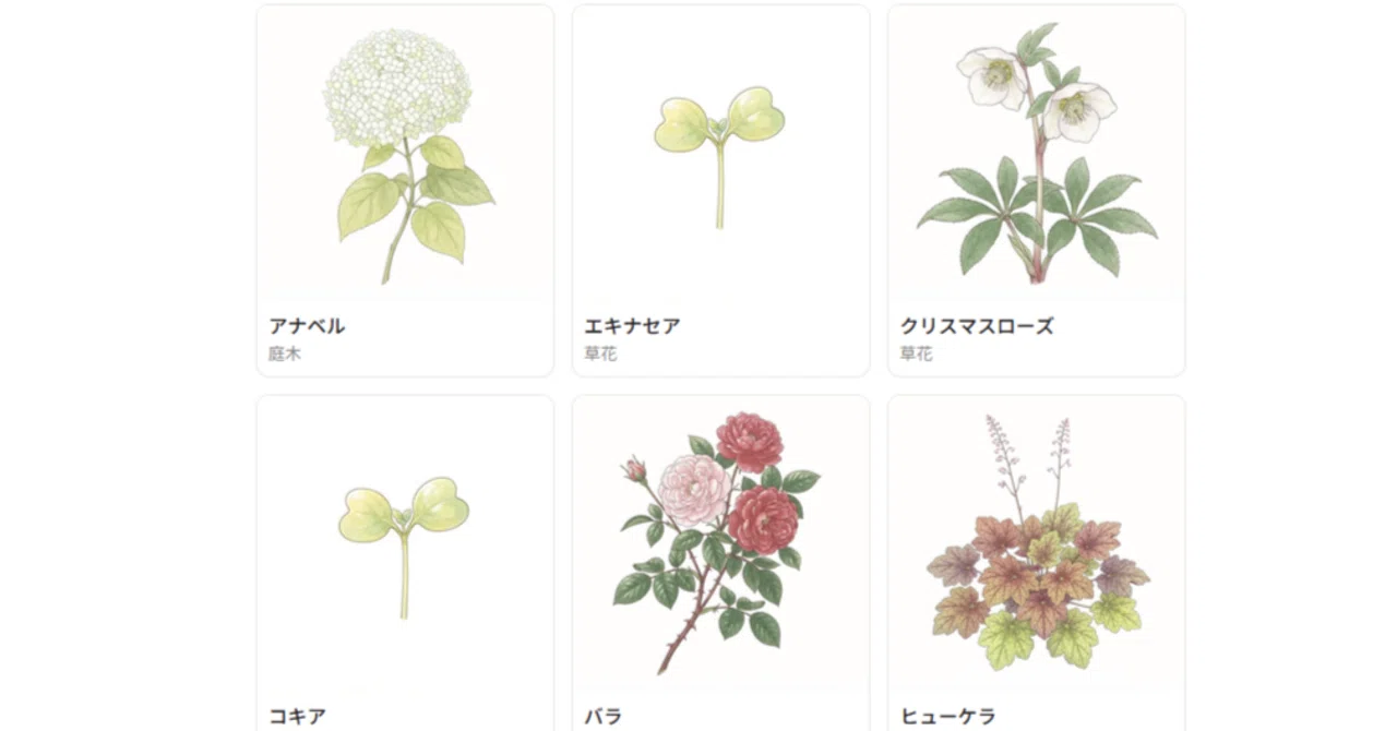 82種の図鑑に、絵をつけています｜MetaFlora｜3Dプリンター植木鉢