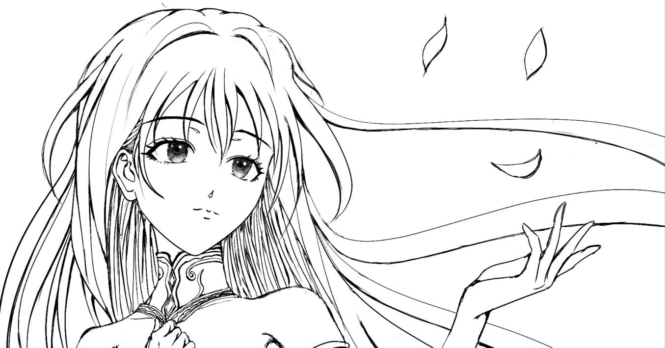 あなたのために 線画 イラストを描いてみた（その55）｜クリコミ