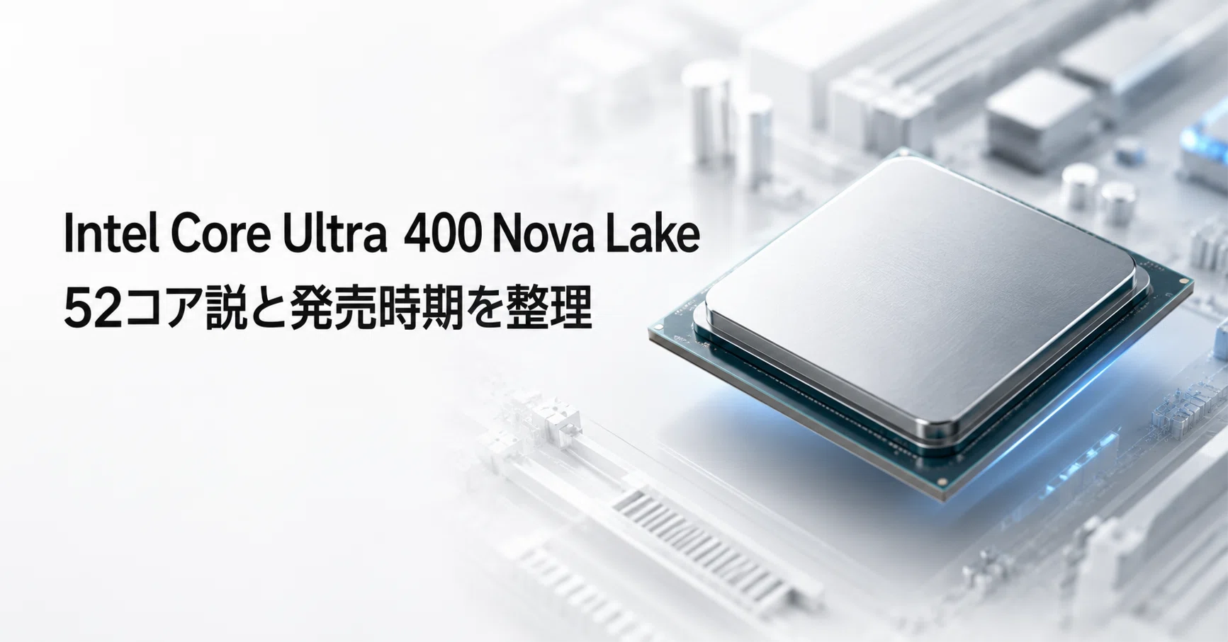 Intel Core Ultra 400 Nova Lake のリーク・噂まとめ 52コア説と発売
