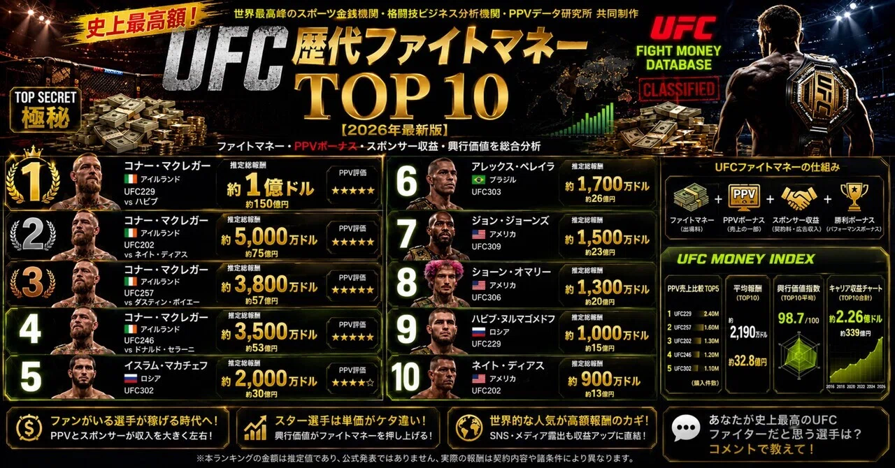 ufc ファイト マネー