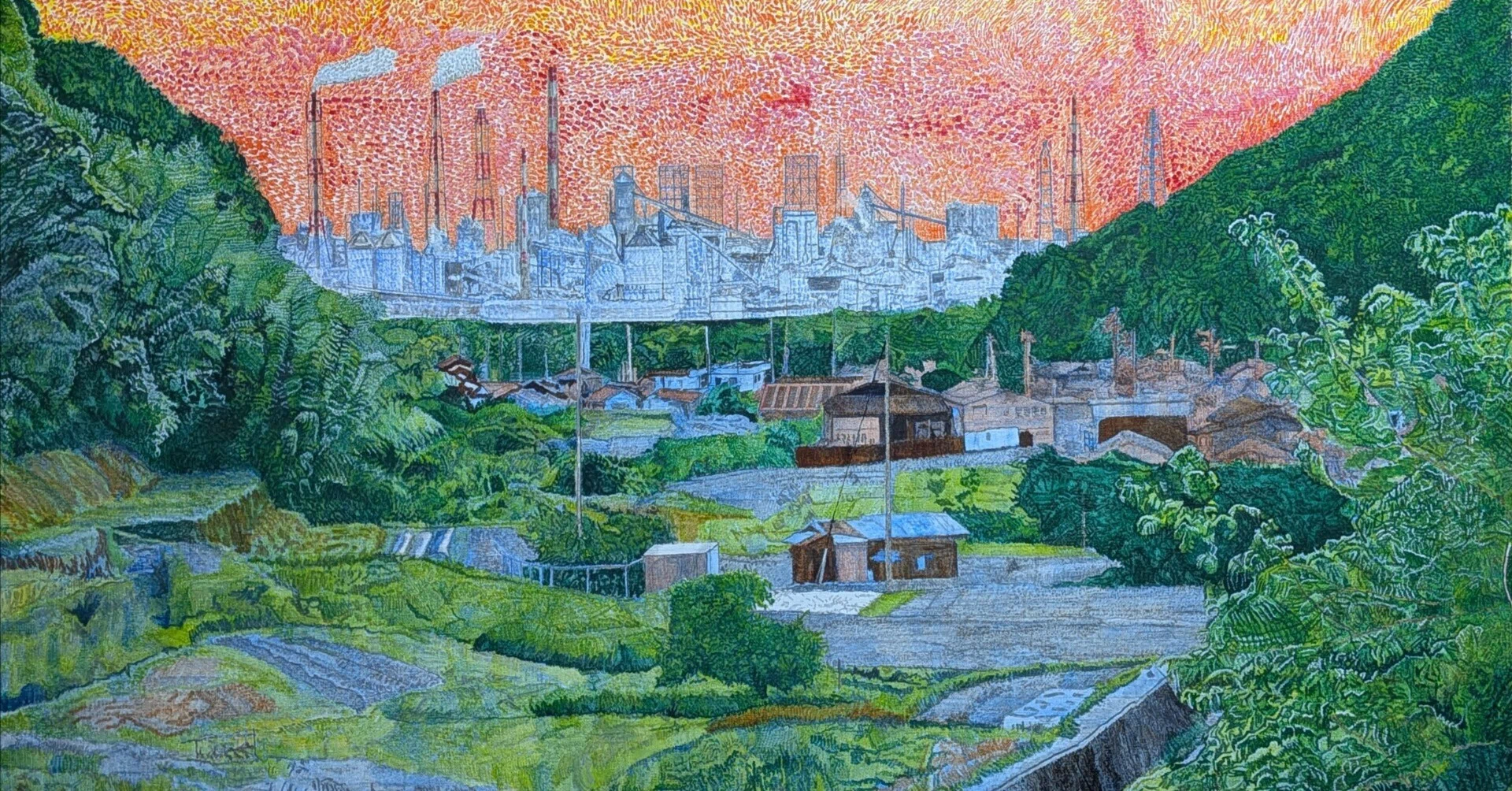 Step90】「交錯」油彩画｜瑞島 魁祐（みずしま かいゆう）