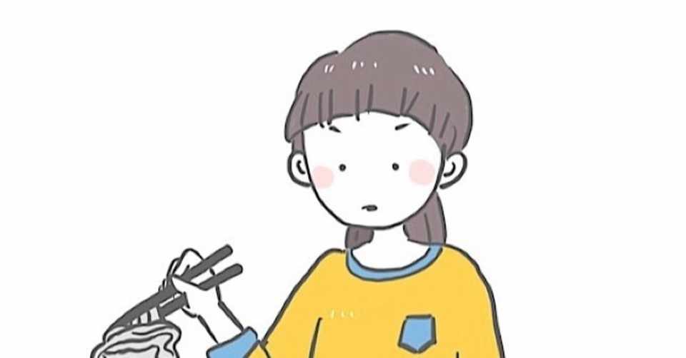 伸びきってくっついた蕎麦が到着したゆるいイラストエッセイ おちゃも イラストレーターお仕事募集中 Note