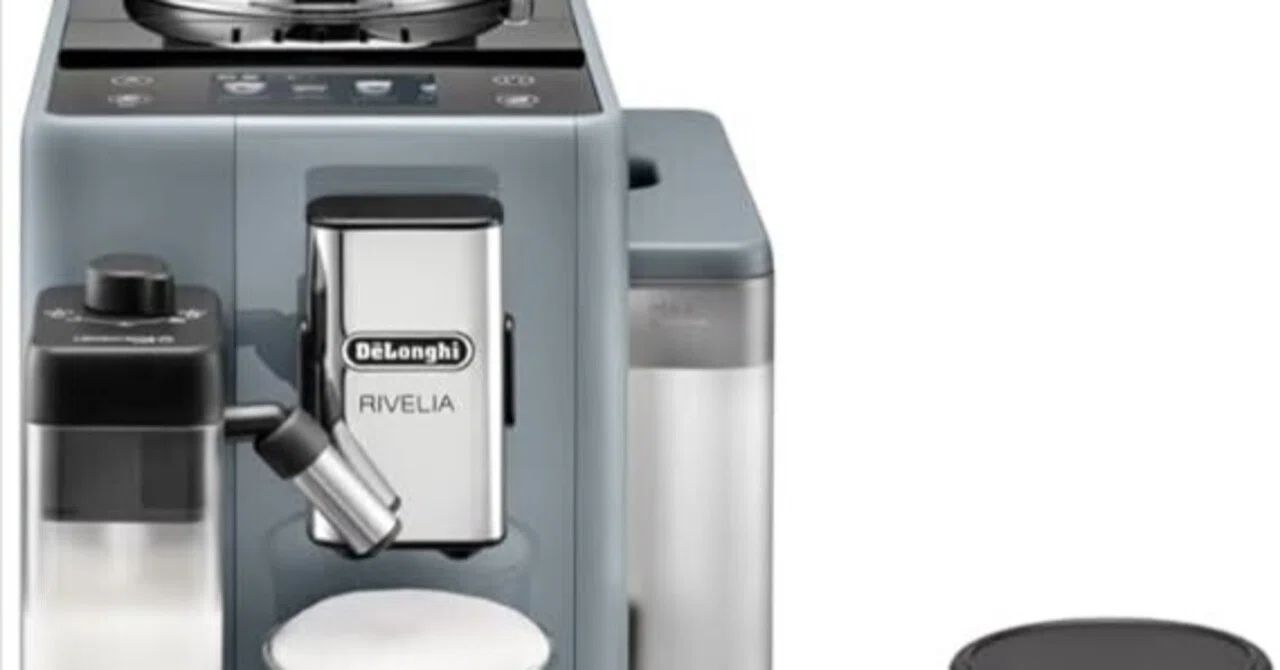 De'Longhi コーヒーメーカー グレー コーヒー好きな方はデロンギ 全自動コーヒーマシン リヴェリア は