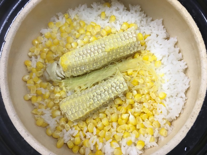 お料理 とうもろこしご飯 調理時間 30分 たけうちたろう Note