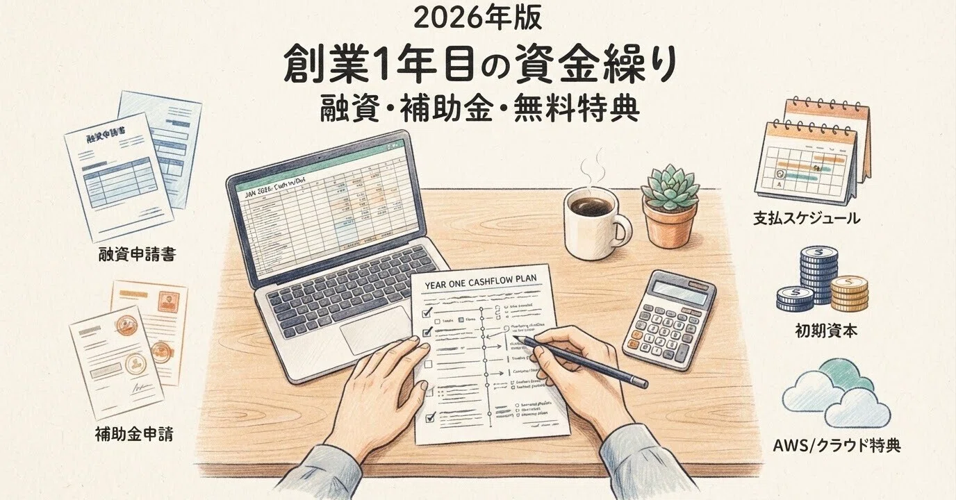 創業1年目】会社設立で終わらせない。資金確保と事業立ち上げの実行