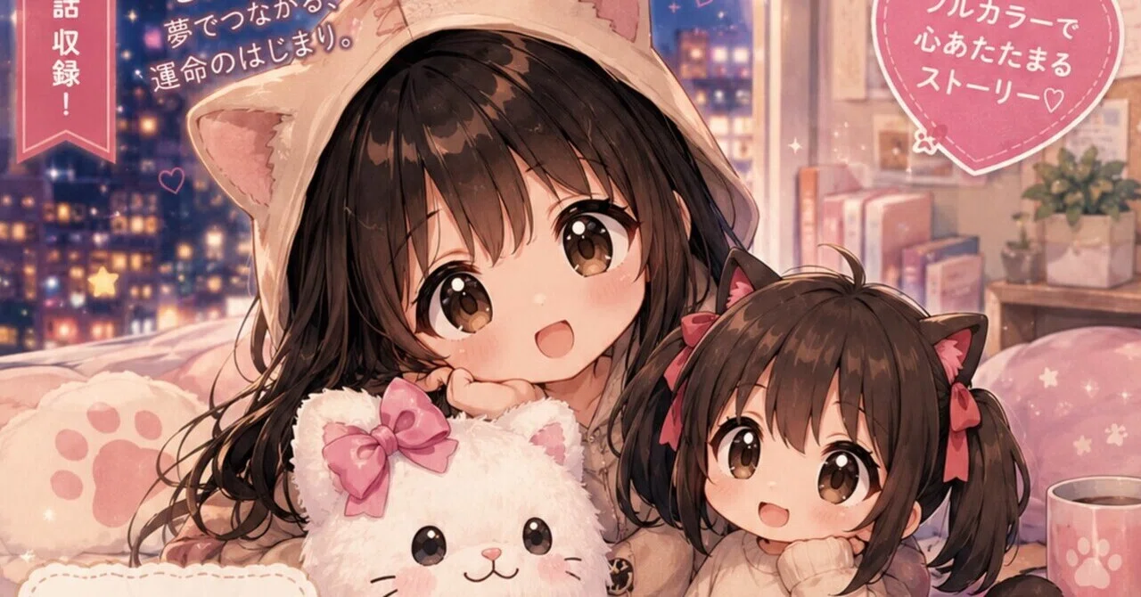 AIアニメ「ちびねこちゃん🐾」第1巻(1〜20話)｜たびねこ🐈‍⬛💕🐾資格