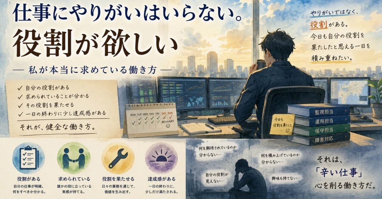 仕事 やりがい いらない