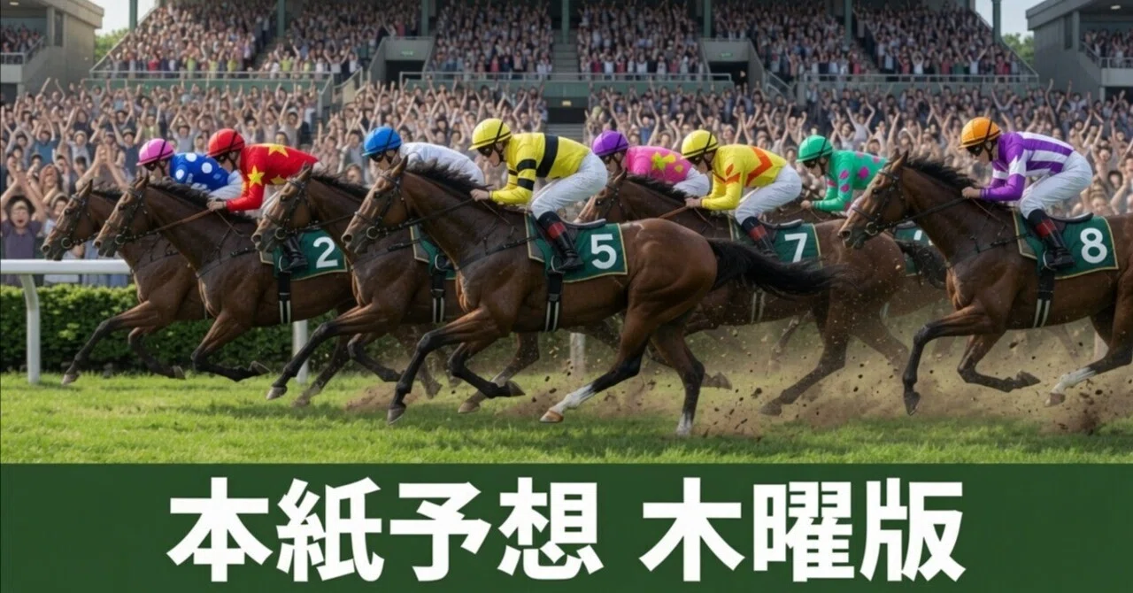 □ #アイビスSD 本紙 予想 木曜版｜馬券生活を目指す「AI競馬予想支援