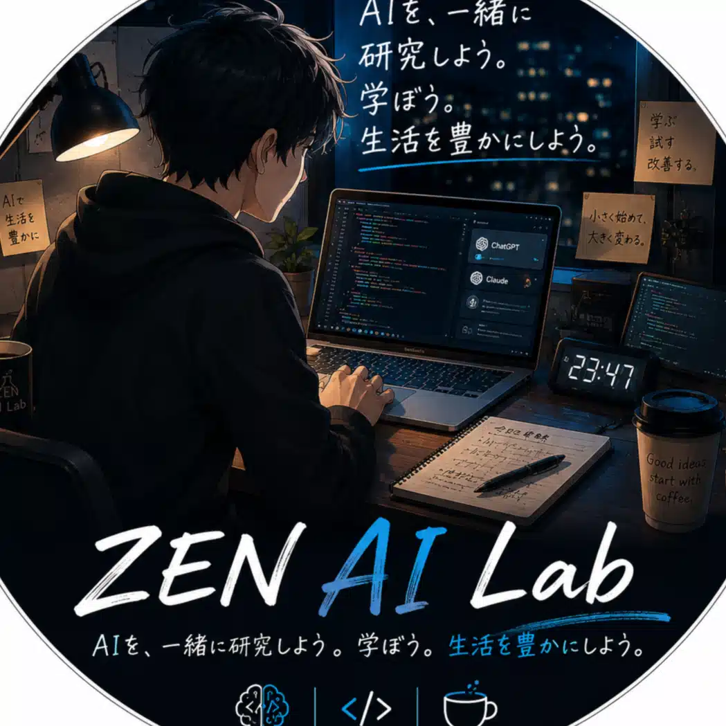 ZEN AI Lab｜AI活用術・副業検証