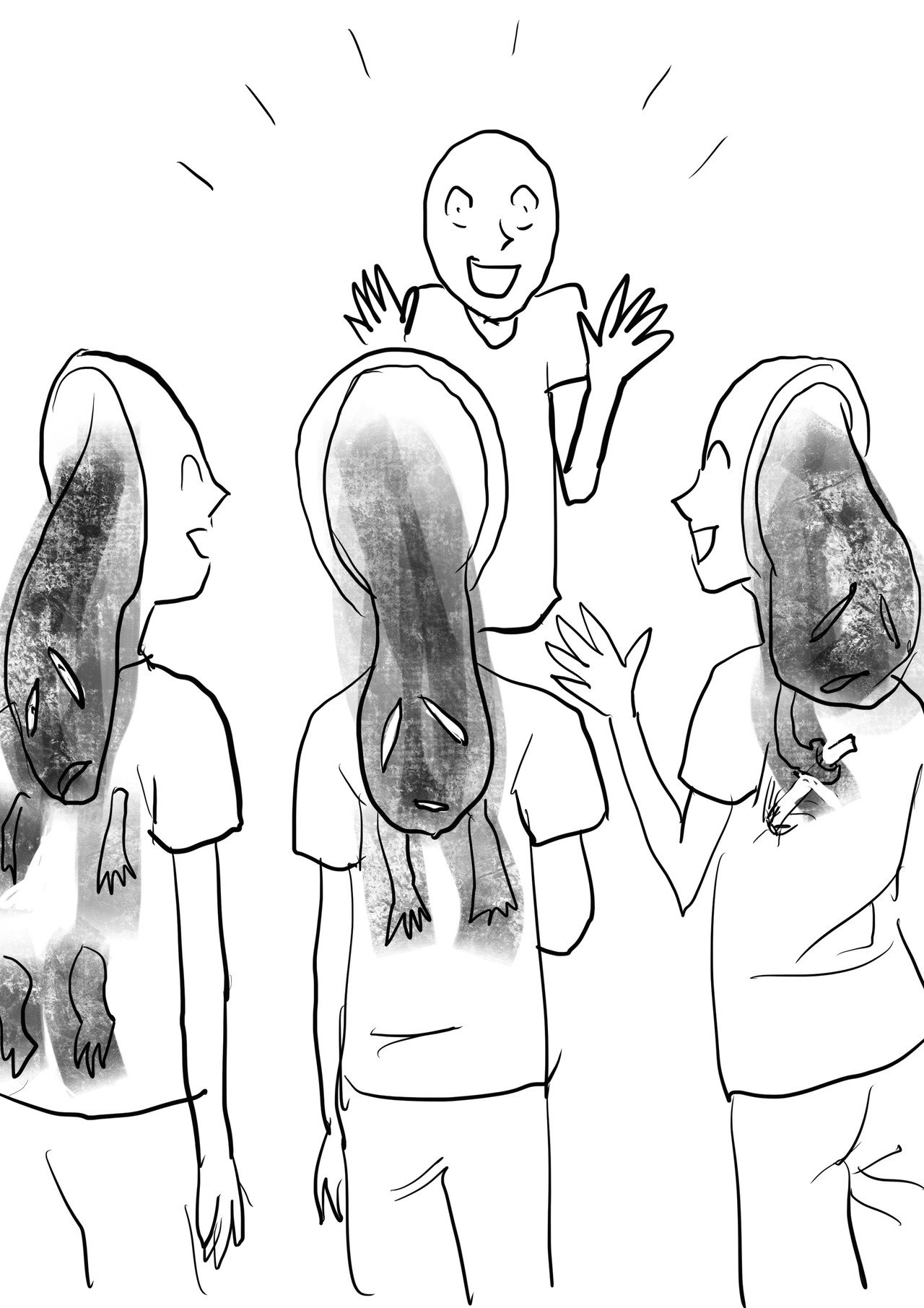 元気なふりをするぼくと話す 元気なふりをする人々を絵で表すと 井上篤史 Note 元気なふりをするぼくと話す 元気なふりをする人々を絵で表すと 井上篤史 Note