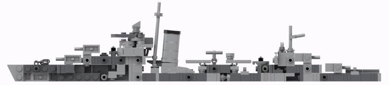 【個人作品】 駆逐艦シムス / フレッチャー級前期型・後期型 / 軽巡洋艦大淀 by エリンギ