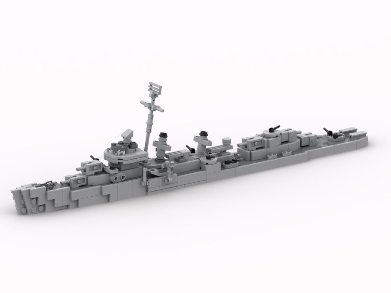 個人作品】 駆逐艦シムス / フレッチャー級前期型・後期型 / 軽巡洋艦大淀 by エリンギ｜灘校LEGO同好会