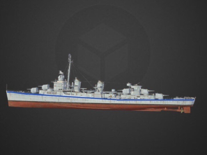 【個人作品】 駆逐艦シムス / フレッチャー級前期型・後期型 / 軽巡洋艦大淀 by エリンギ