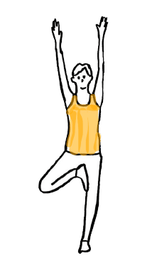 ヨガポーズ辞典 立っておこなうポーズ バランスのポーズ Studio Yoggy Note