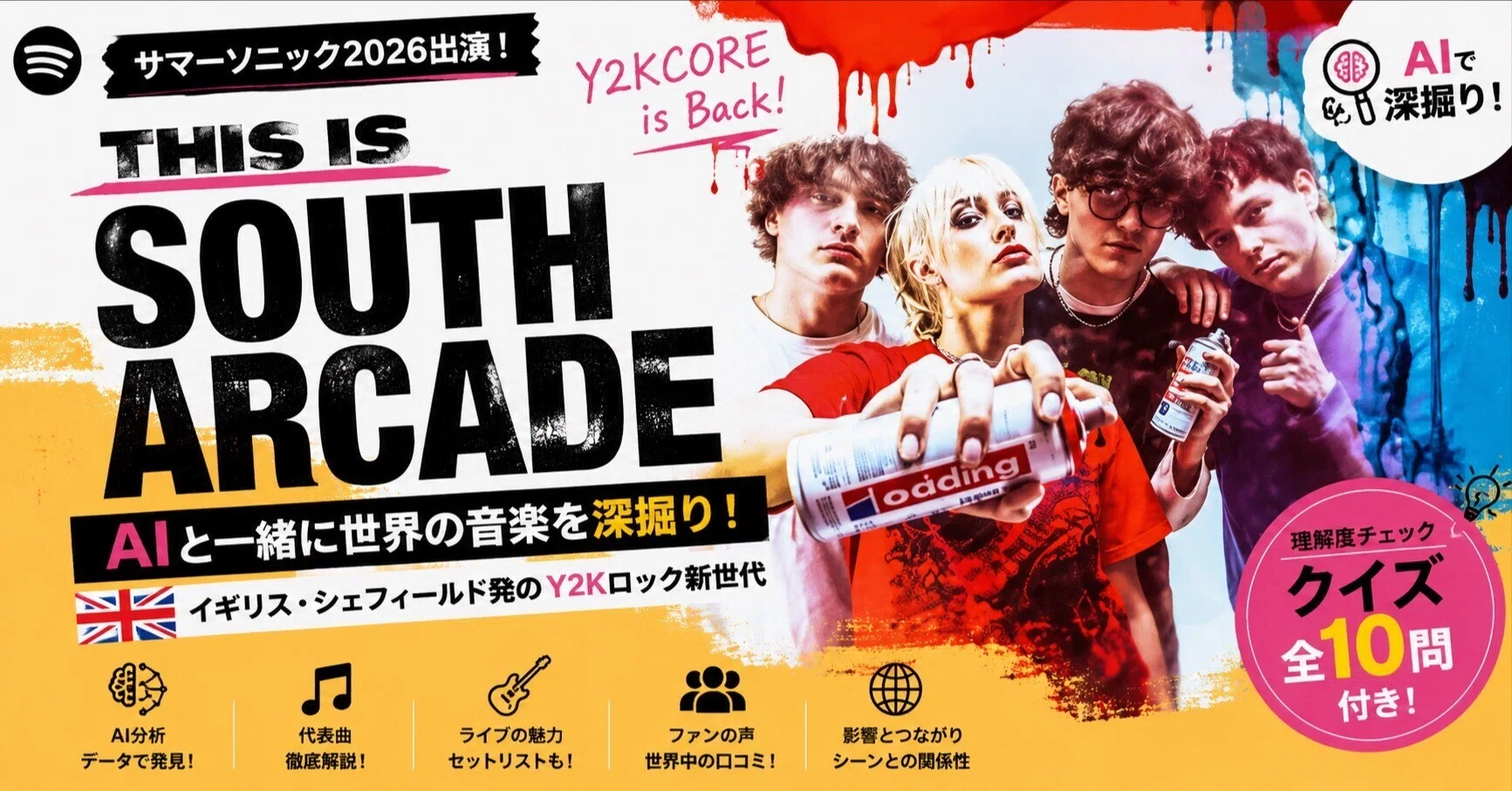 サマソニ2026予習】SOUTH ARCADEを深掘り！懐かしいのに新しい