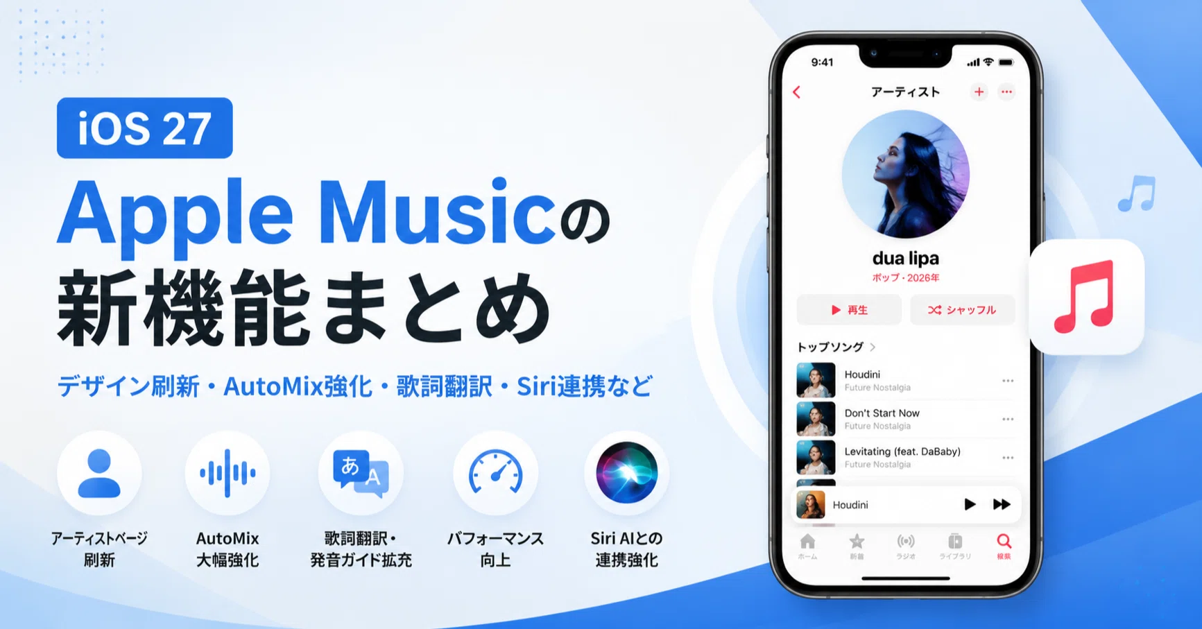 apple music 新 機能