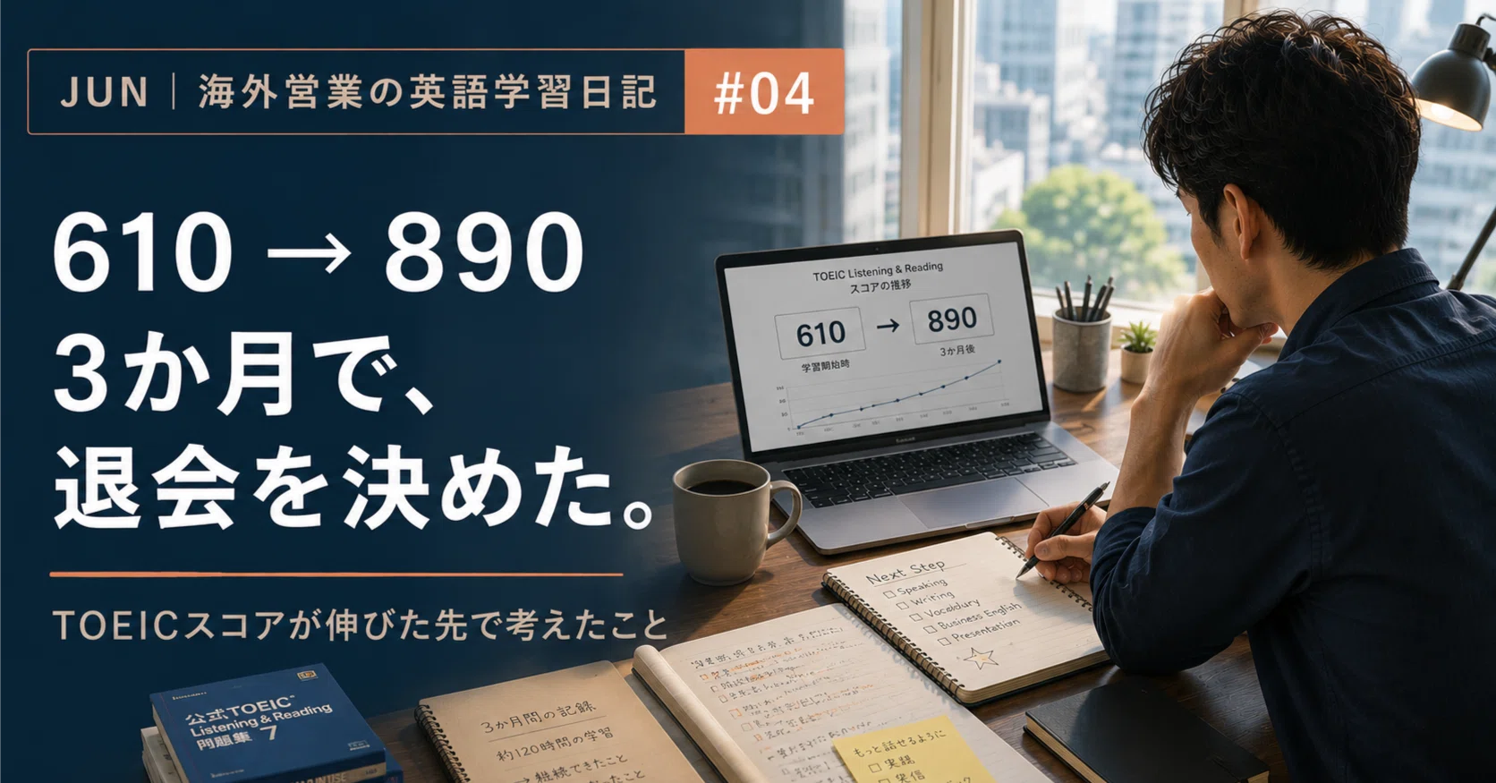 ビズイングリッシュコーチを3ヶ月で退会した理由｜TOEIC610→890までの