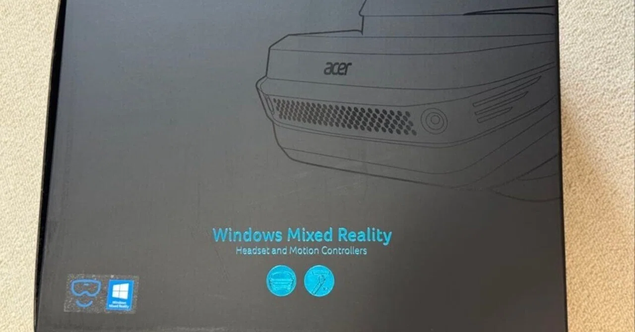 本日見つけた掘り出し物】VR初心者も安心！ Acer AH101 Mixed Reality