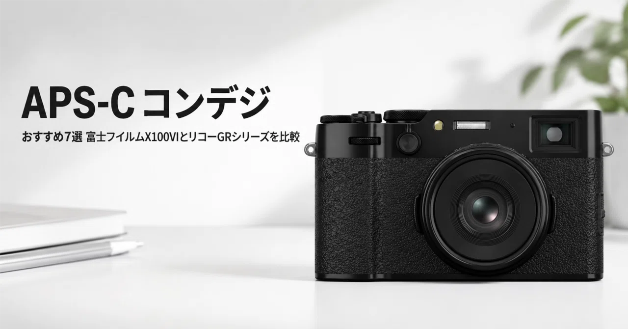 APS-Cコンデジのおすすめ7選 富士フイルムX100VIとリコーGRシリーズを