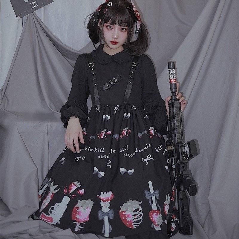 Killing Strawberriesの病み可愛いワンピ 天使と悪魔サブカル系ファッションseasonz Note