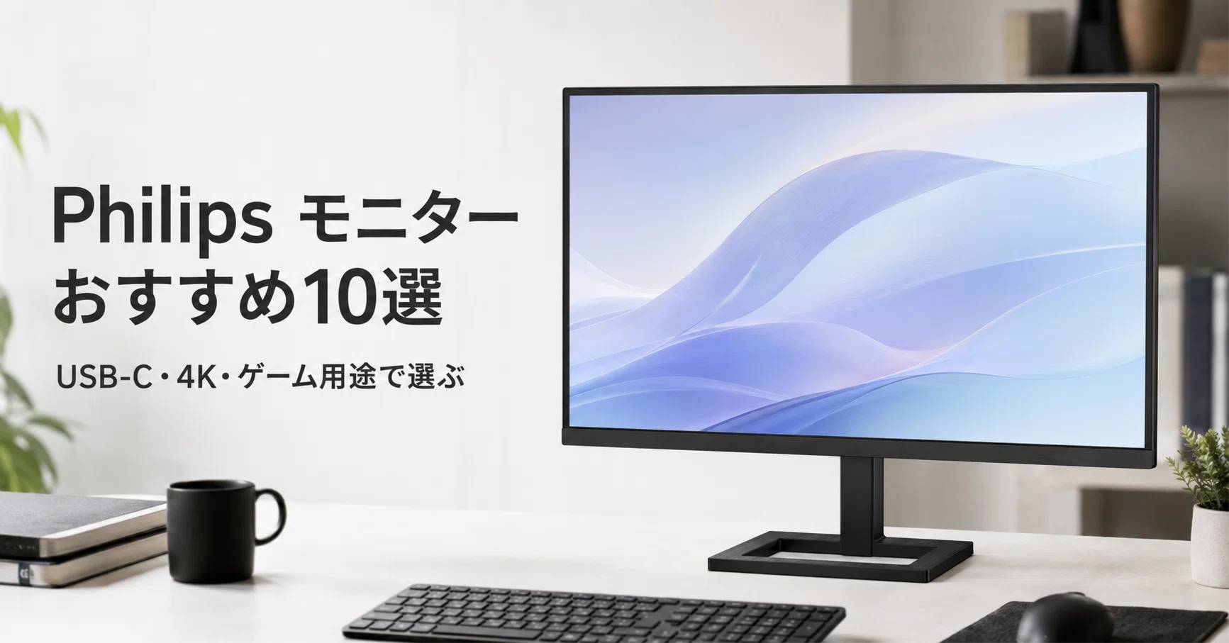 PHILIPS 24インチ モニター 内蔵スピーカー/USB-C 給電可能 Philips モニターのおすすめ10選 USB-C・4K・ゲーミングまで用途別に