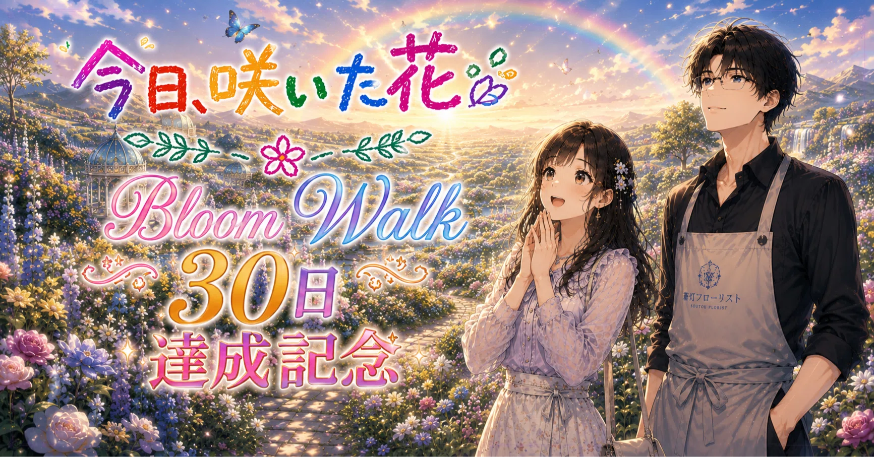 今日、咲いた花【34日目】2026/08/01｜白