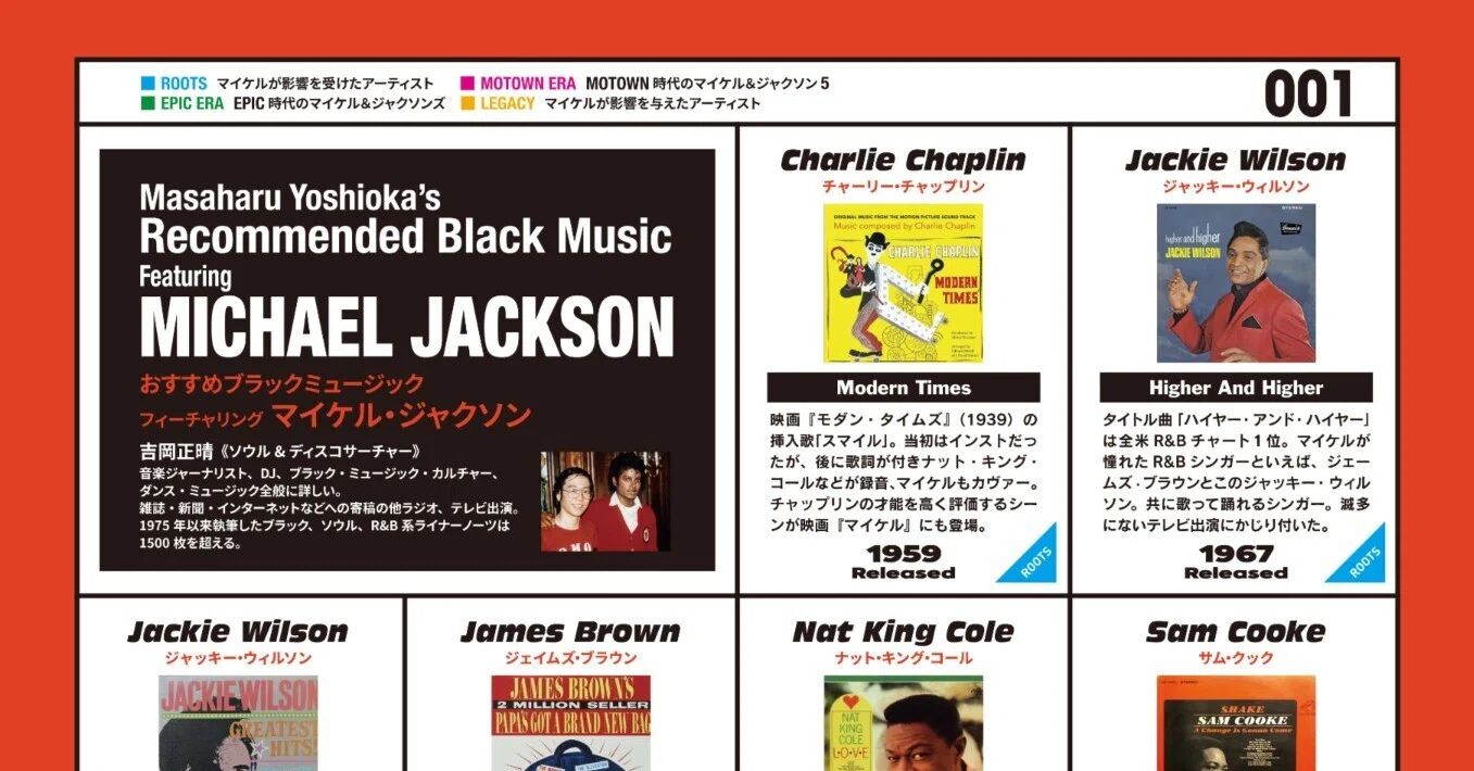 鎌倉フォノ(PHONO)で集められているマイケル・ジャクソンが影響を受け