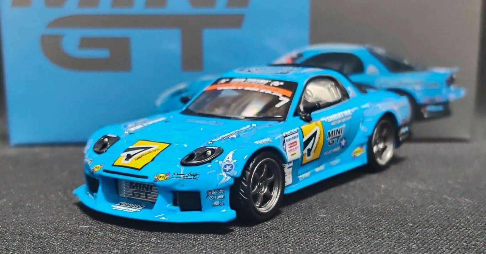 MINI GT 1/64 Mazda RX-7 RE-Amemiya 2025 D1GP｜岡田衛