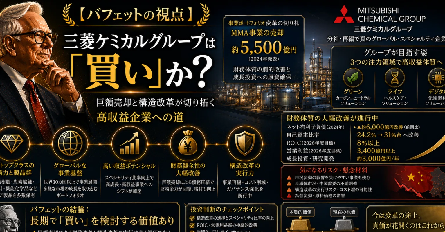 三菱 ケミカル ホールディングス 株価