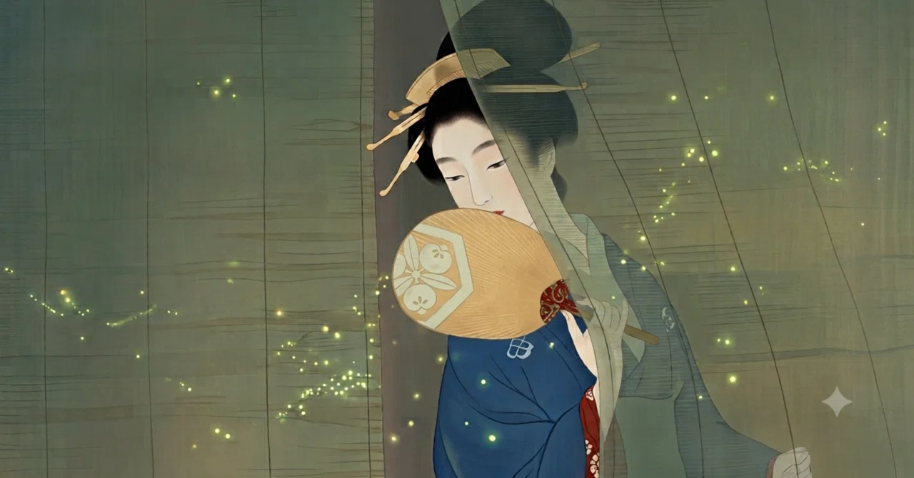 暑さを忘れる一枚の名画─上村松園『新蛍』｜アートジェンヌ