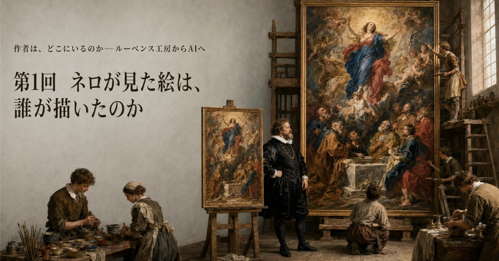 ネロが見た絵は、誰が描いたのか｜豊福晋平 Shimpei Toyofuku