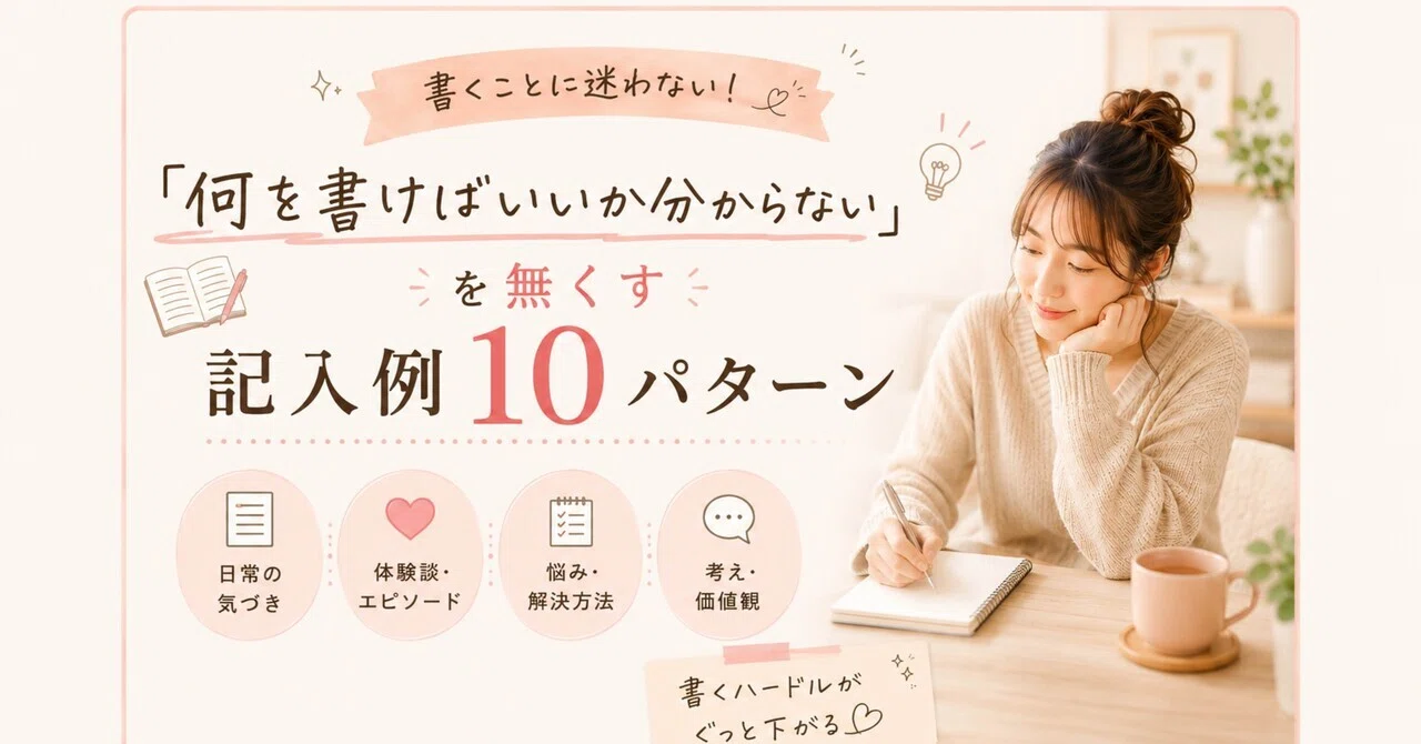 Example For Write Out 10 Examples to Eliminate the 'I Don't Know What to Write' Problem|Ruki