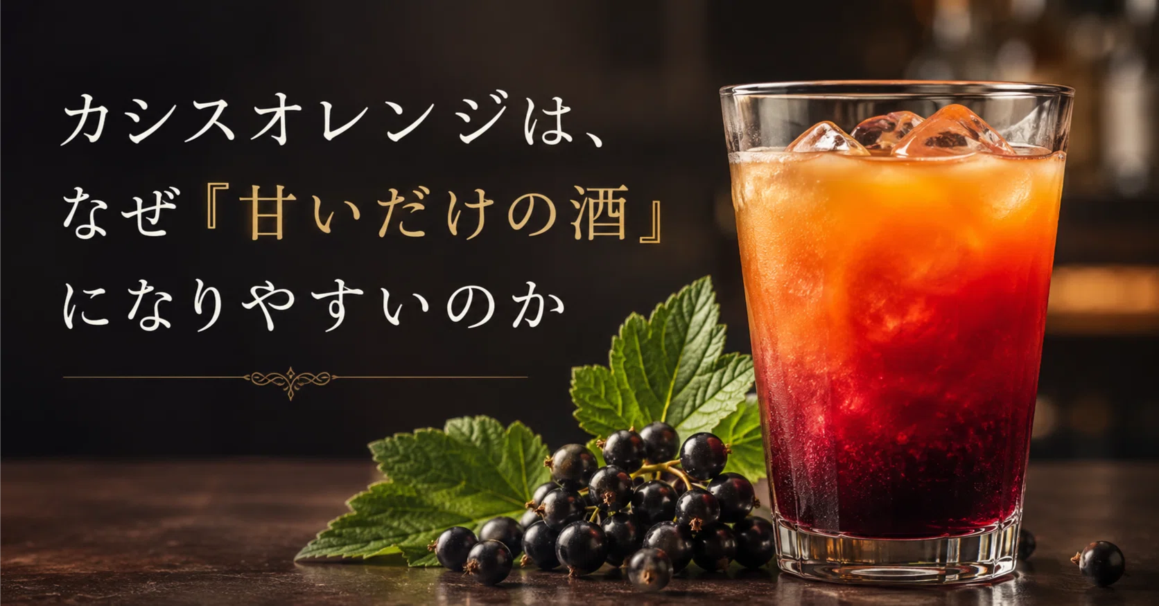 カシス オレンジ どんな 味(02)