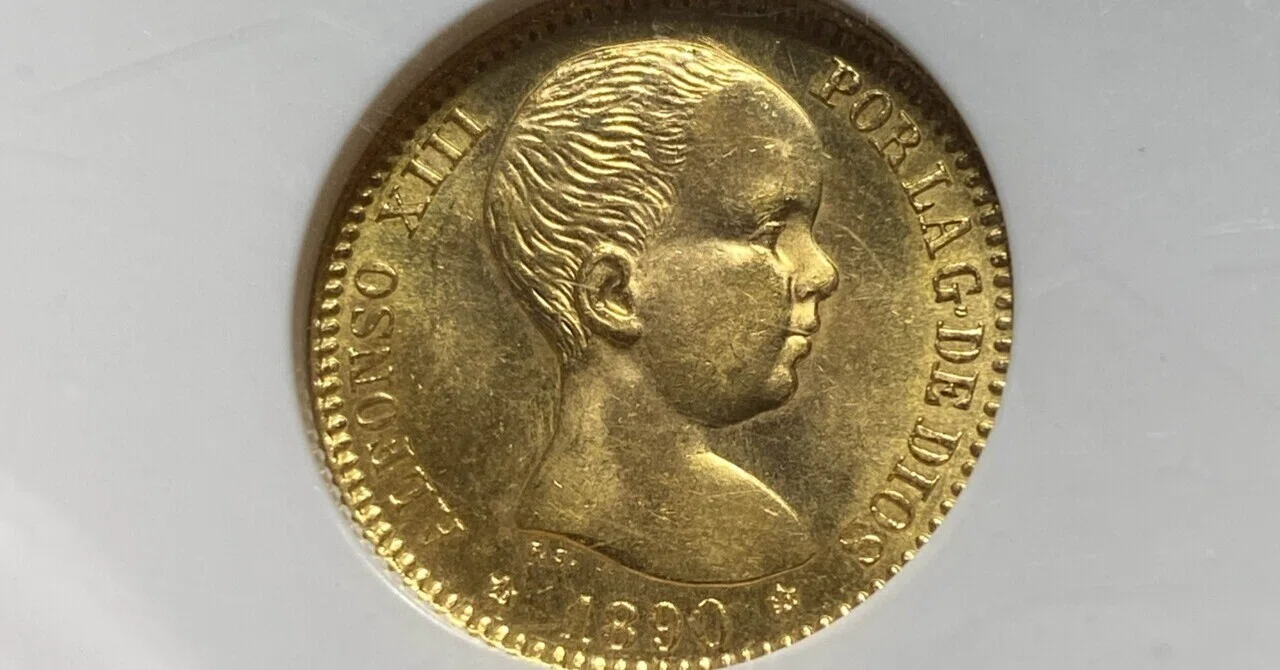 王様は生まれたその日から国王だった ― 「赤ちゃん王」の金貨、1890年