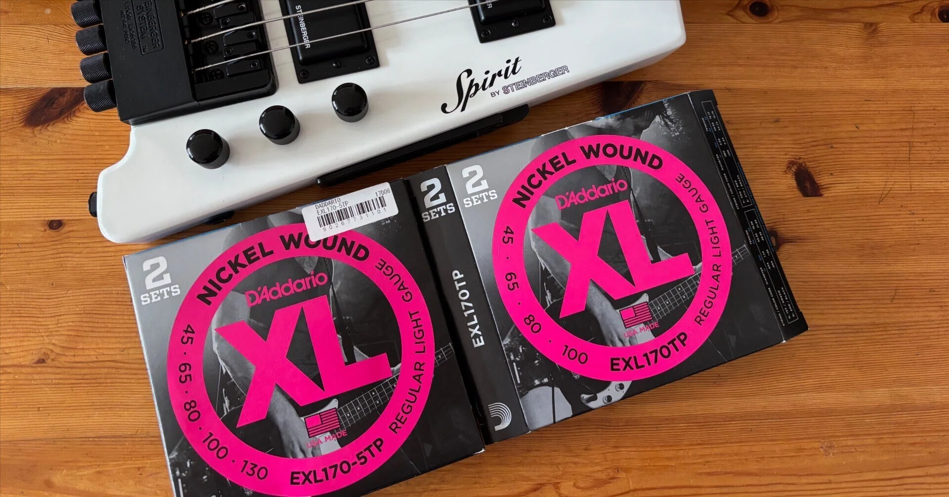 Steinberger Spirit XT-25の弦交換｜ぺこり