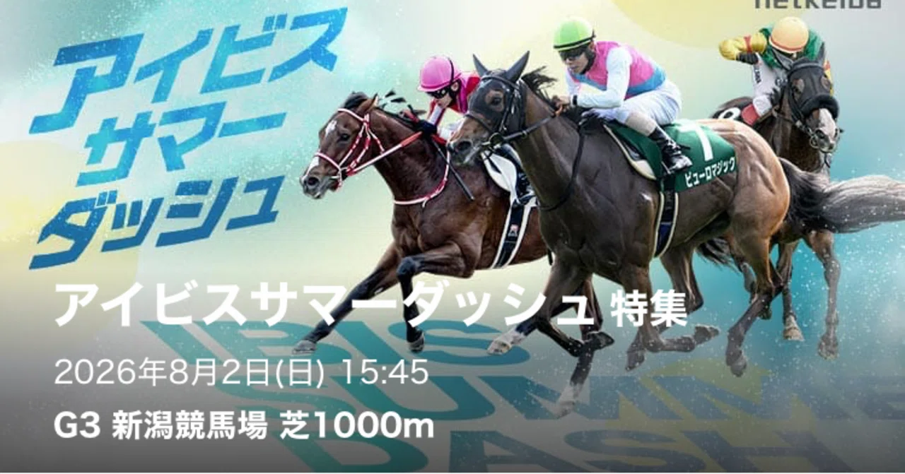 ライオンボス　実使用　ゼッケン　新潟競馬場　アイビスサマーダッシュ 新潟7R 2026年8月2日(日) 15:45発走アイビスサマーダッシュ GⅢ 芝