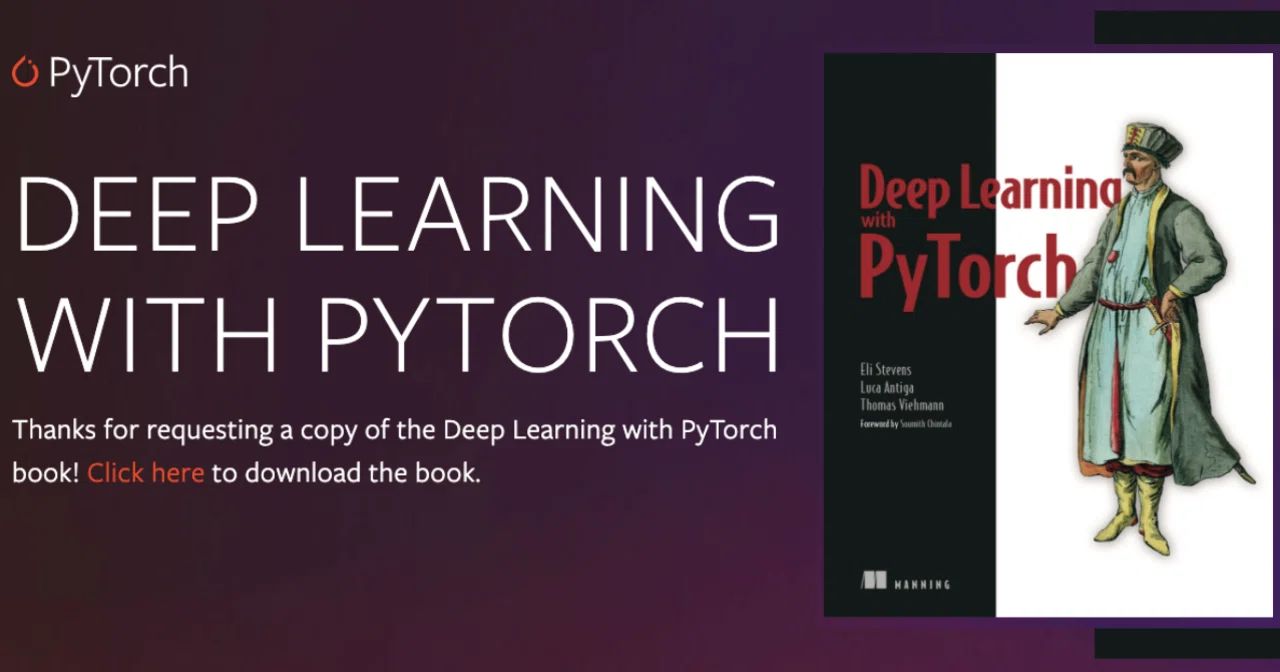 Electronic version of Deep Learning with PyTorch is free for a limited ...