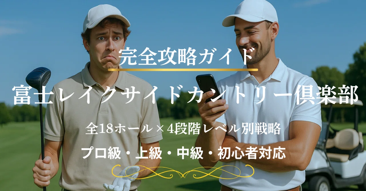 【Best Score Update! Complete Strategy!】 Fuji Lakeside Country Club / 18 ...