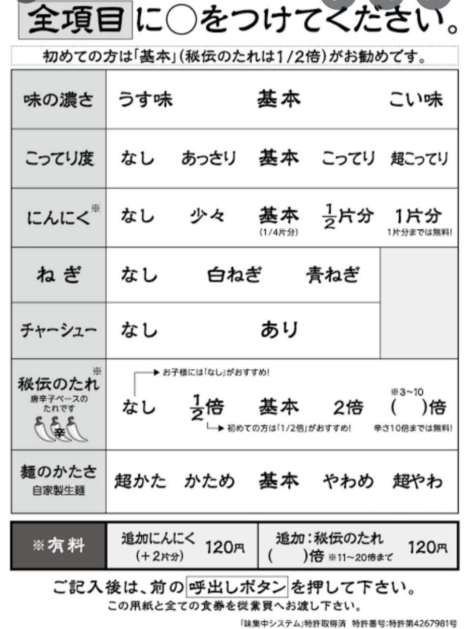一蘭のオーダーはこれしかないと思う 備忘録 Yoi5 Note